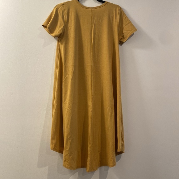 Lularoe | Mustard Swing High‎ Low Dress - Picture 4 of 4